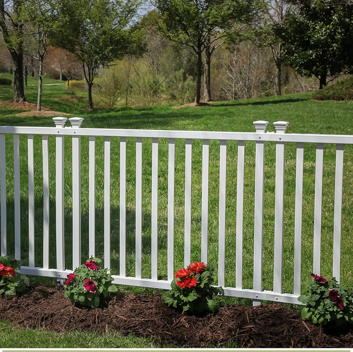 White Vinyl Fence P…