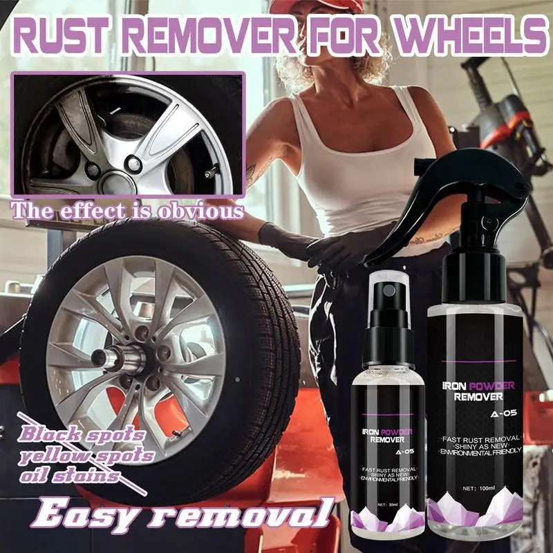 

Multi Purpose Rust Remover Spray Rust Removal Spray For Car Metal Components Iron Powder Cleaning Rust Stain Remover Spray