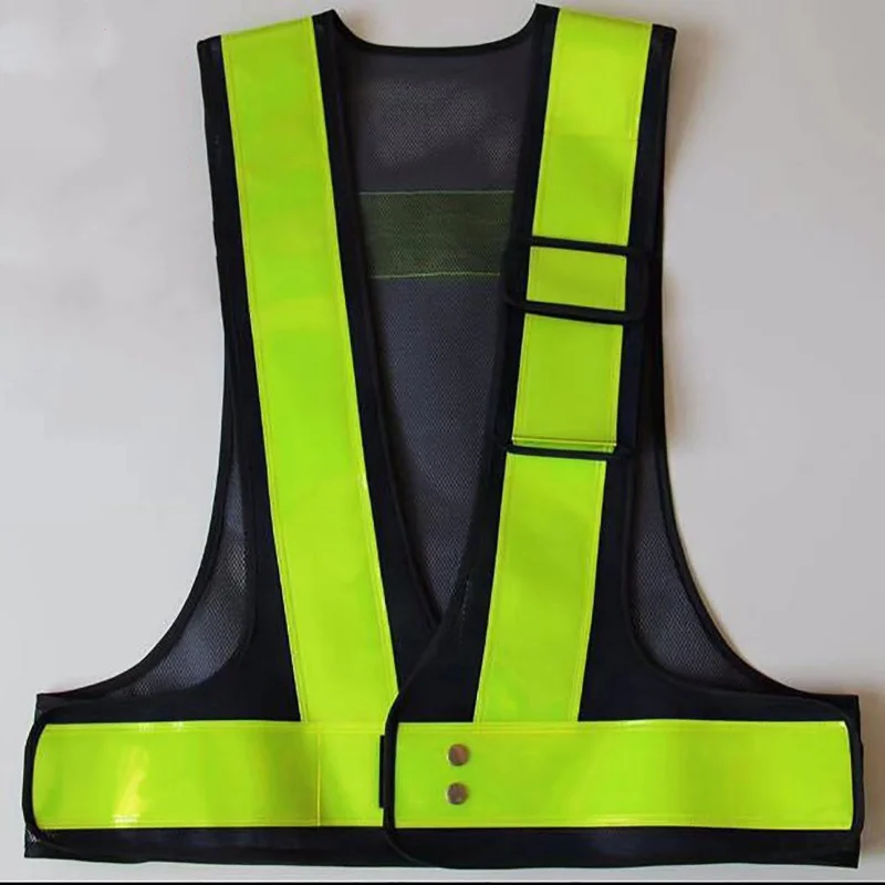 Fishing Net V-Shaped Reflective Riding Vest Traffic Vest Construction Traffic Driver