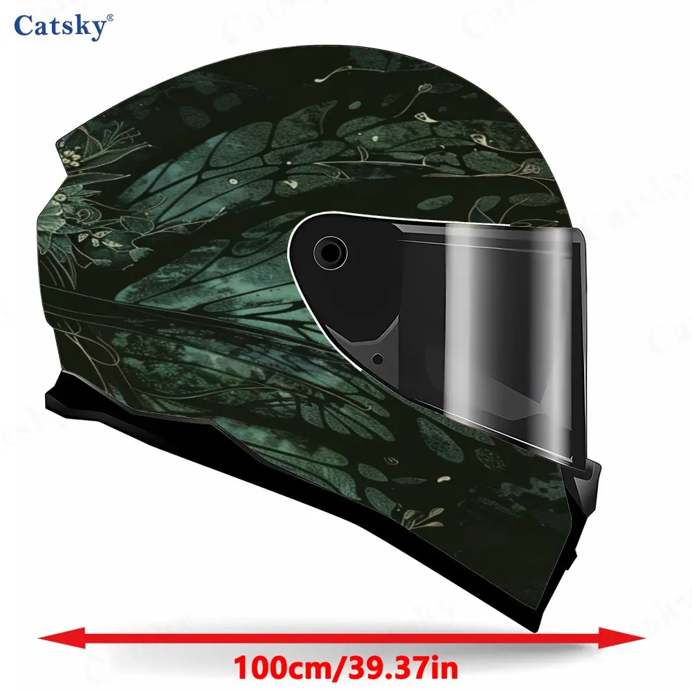 Forest Fairy Fantasy Pattern Helmet stickers , PVC Material Multifunctional Helmet Stickers, Scratch-Resistant & Fade-Proof, Eas