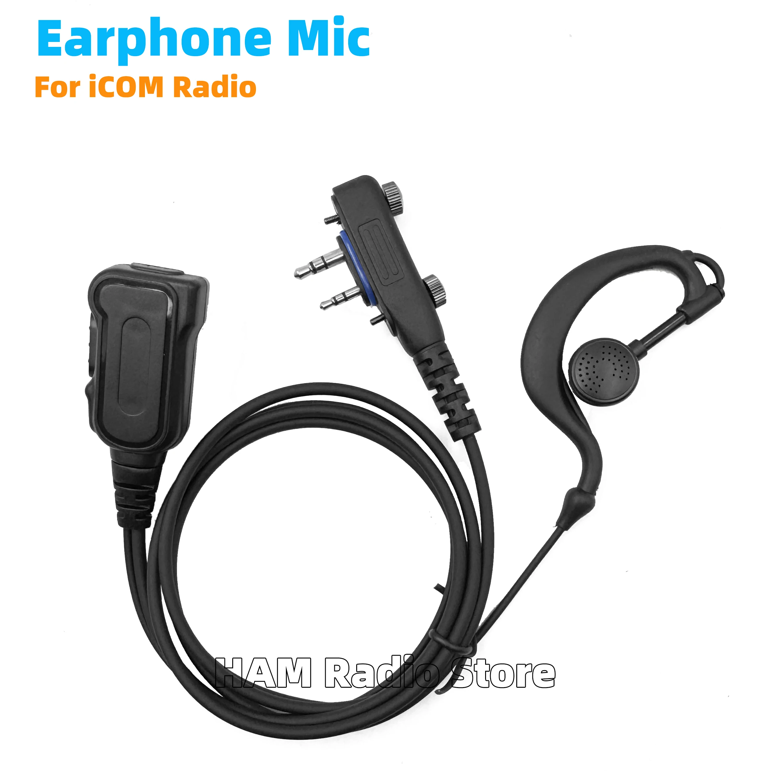 

Walkie Talkie Earpiece Mic Headset MIC For icom ICOM A16 F21 F26 F1000 F4001 3230D F4230D F1100D F3033 F4033 G86 V86 V88 Radio