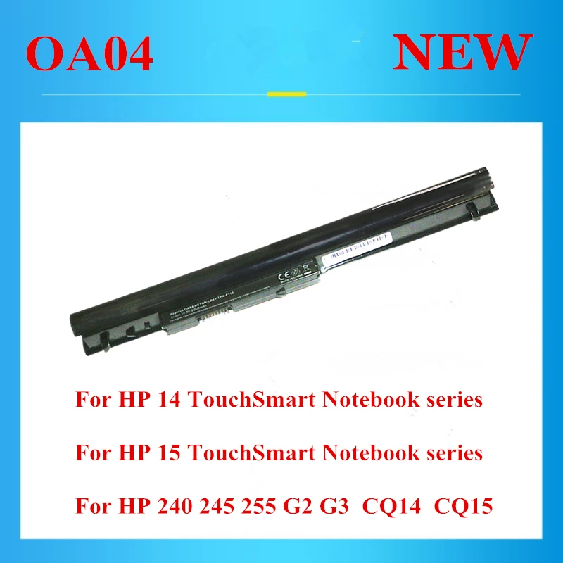 OA04 Laptop Battery For HP 14 15 TouchSmart Notebook Series TPN-C113 TPN-C114 TPN-F112 HSTNN-PB5S HSTNN-PB5Y HSTNN-IB5Y