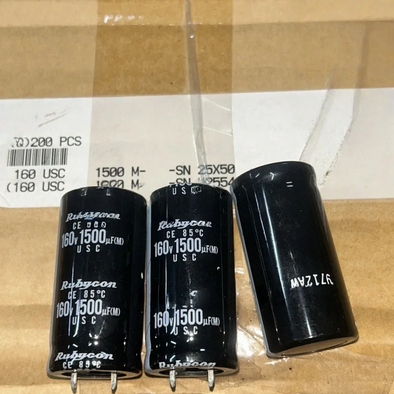 2 PCS 1500 UF 160 V capacitor eletrolítico 160 V 1500 UF 25X50 USC 85 graus