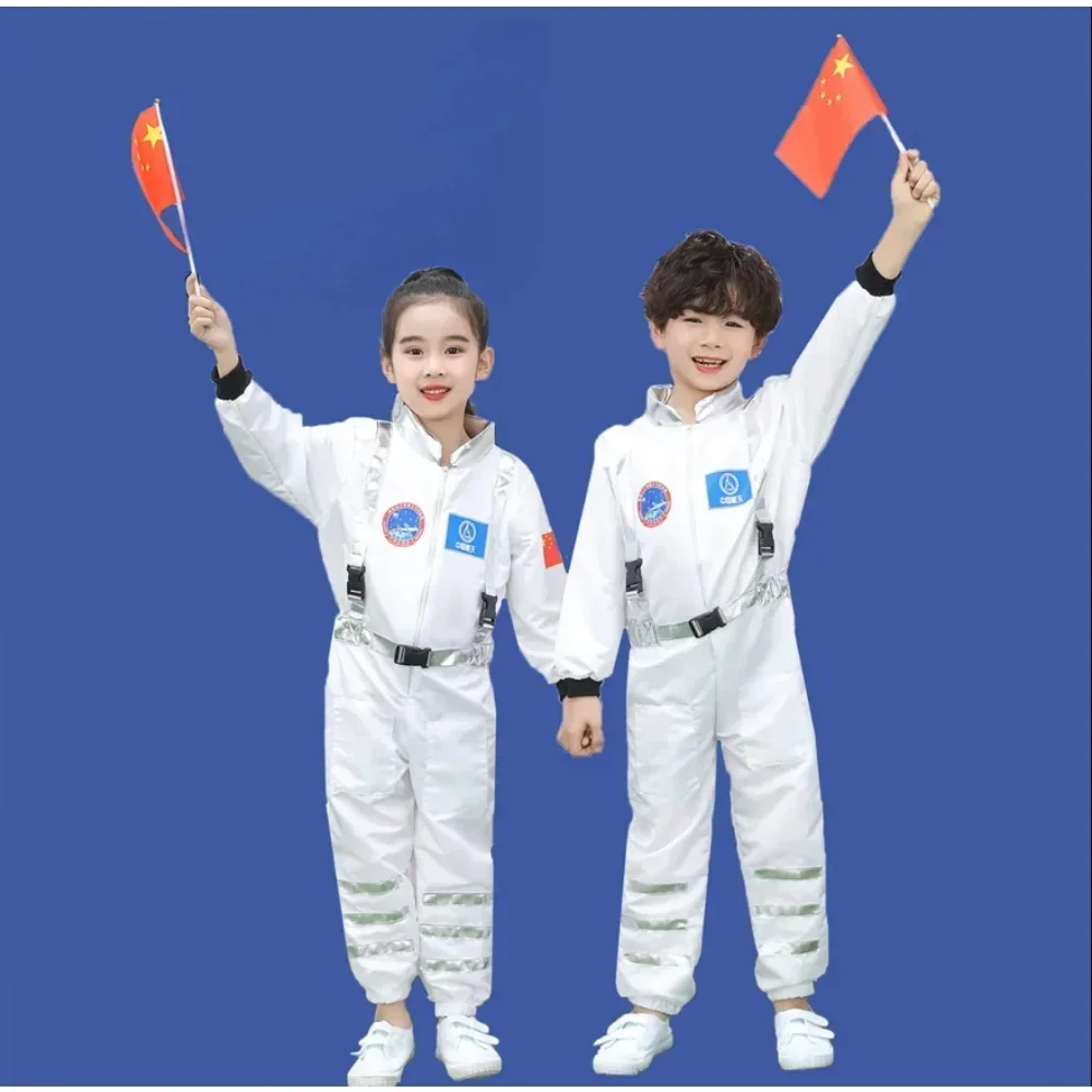 Astronauta Cosplay infantil, vestido completo para o carnaval de Halloween, traje espacial, jogo de Natal, RPG, presente de aniversário