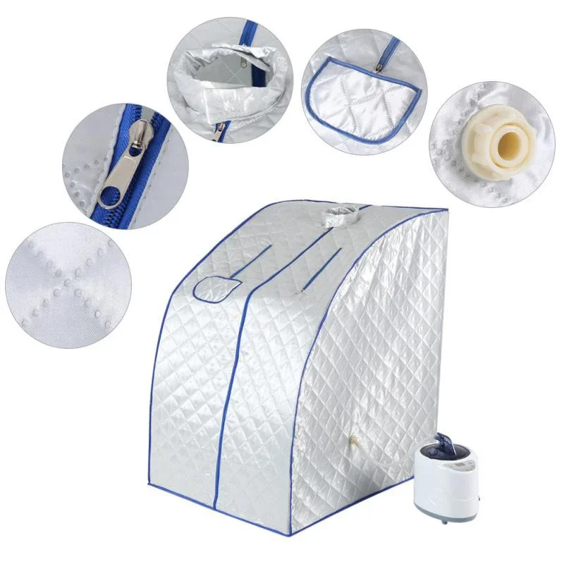 Portable Steam Room STEAM BATH Steamer Pot Slimming Therapy Household Sauna Box Ease Steam  Cabin Home Sauna SPA