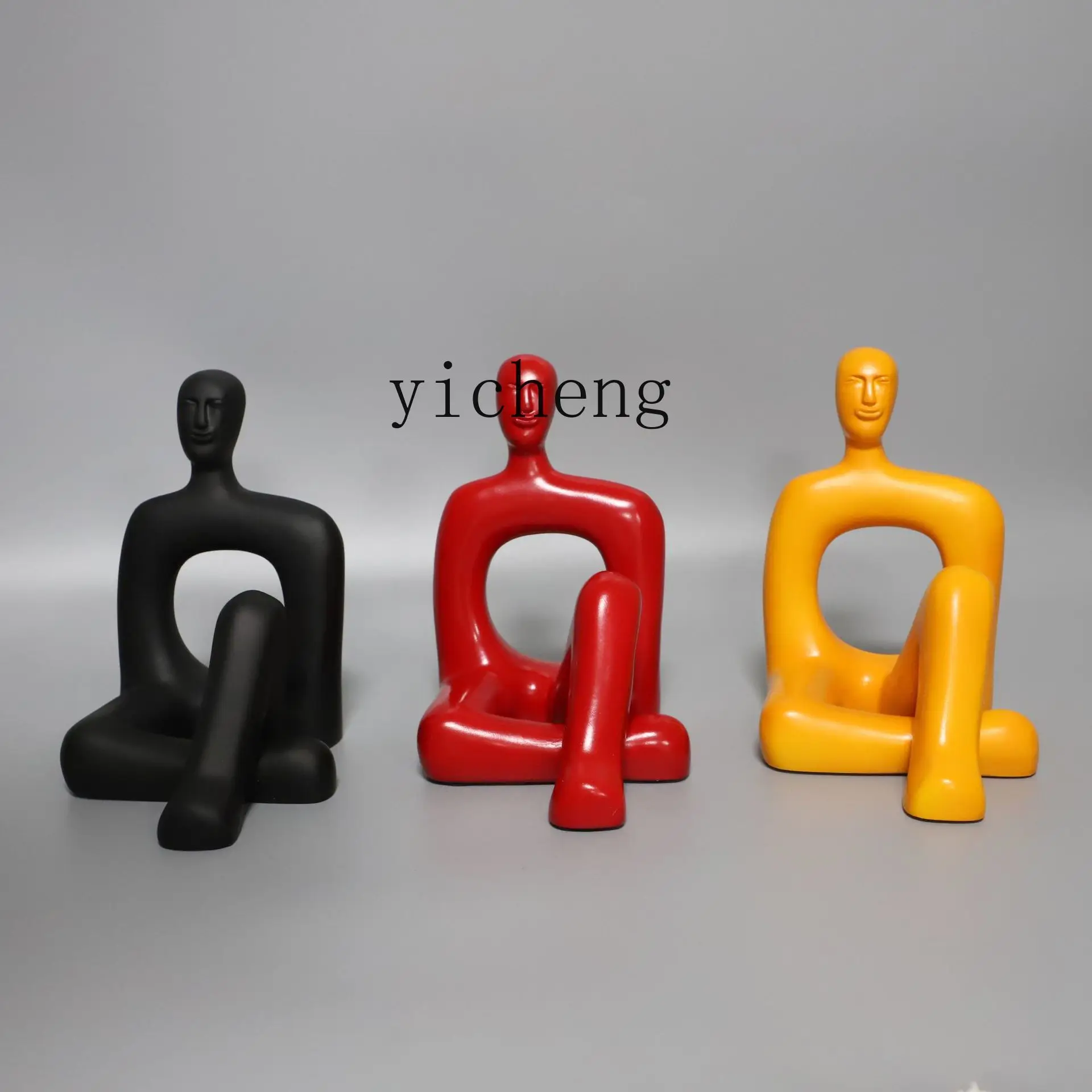 DSA modern simple portrait resin sculpture ornament model house sales department living room entrance decoration
