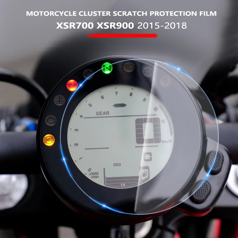 For Yamaha XSR700 XSR900 XSR 700 XSR 900 2016 2017 2018 Motorcycle Accessories Cluster Scratch Protection Film Screen Protector