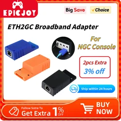 ETH2GC Broadband Adapter Emulator Ethernet Module Online and LAN Multiplayer with Memory Card Slot For Nintendo GameCube