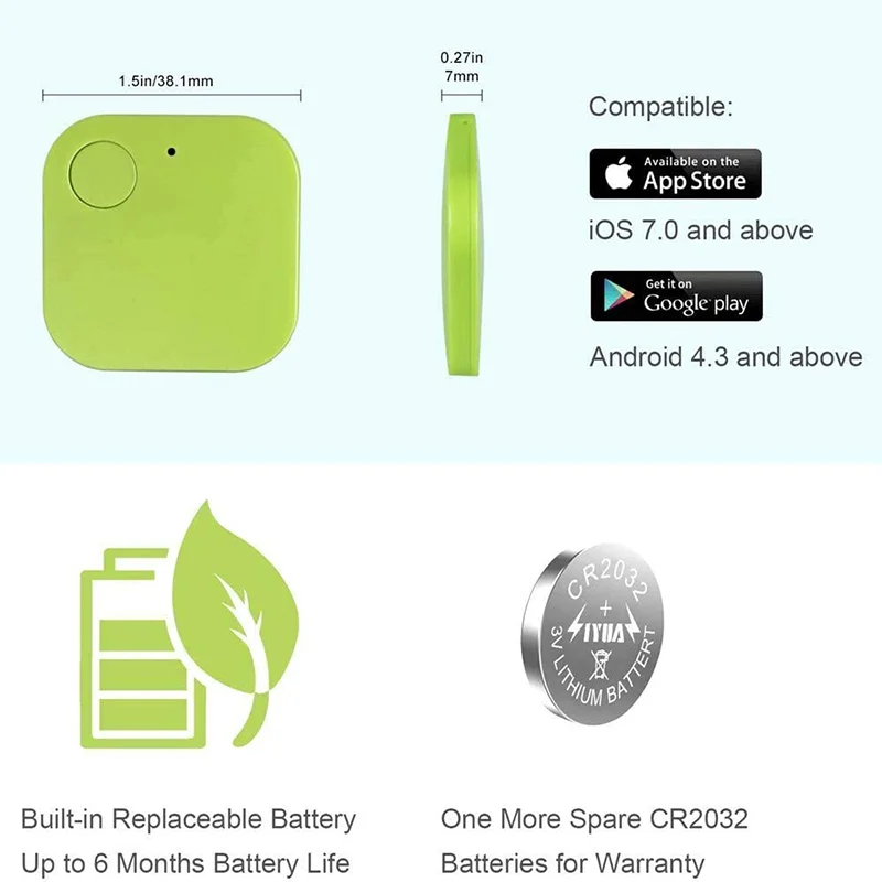 Mini Tracking Device Tracking Air Tag Key Child Finder Pet Tracker Location Smart Bluetooth Tracker Car Cat Dog Vehicle Locator