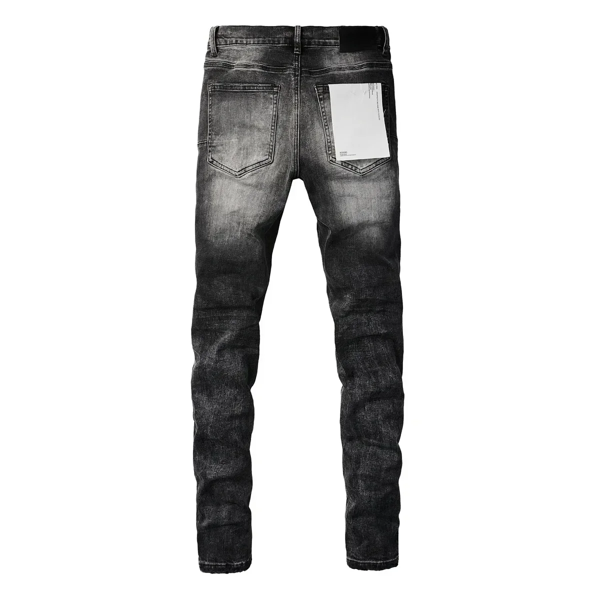 American Style Brand Purples Jeans Fashion top quality Streetwear Black gray Repair Low Rise Skinny Denim pants 28-40 size