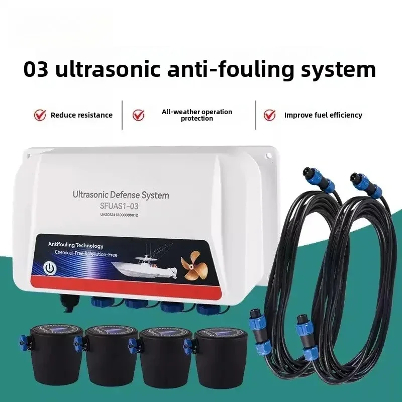 Ultrasonic Hull Defense System – 24/7 Anti-Fouling, Prevents Barnacles & Marine Growth, Eco-Friendly Boat Protection