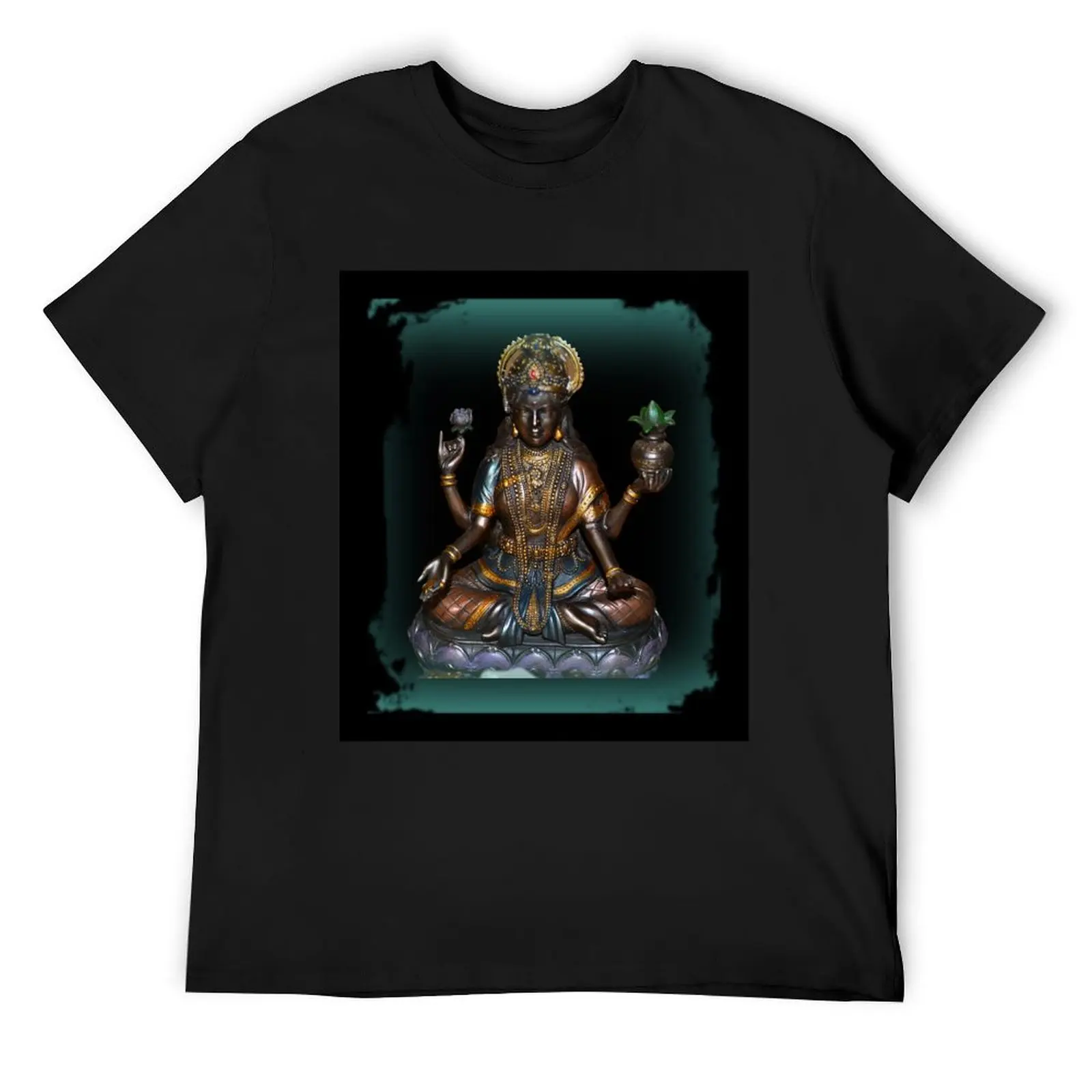 Lakshmi Hindu Goddess T-Shirt anime cute clothes shirts graphic tee vintage shirts men