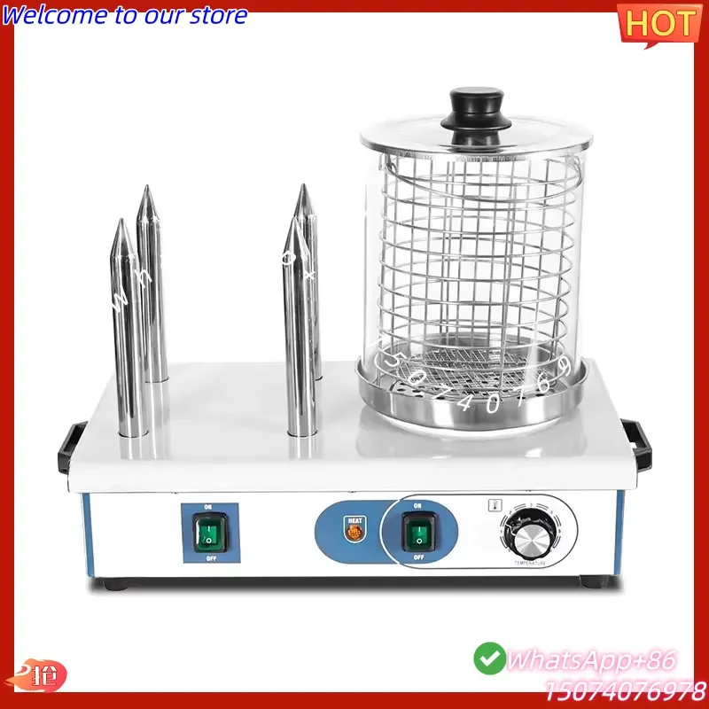 2026 Easy to Operate Steam-Type Sausage Warmer Buffet Equipment Street Food Machine Hot Dog Roller Grill
