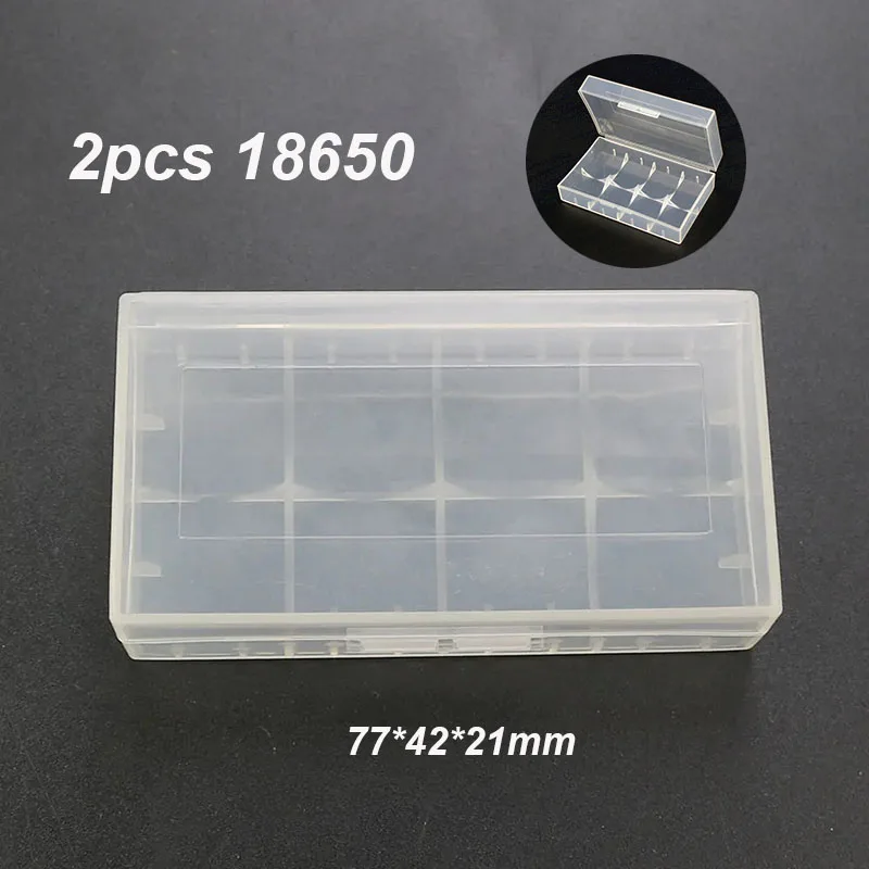 1PC Battery Storage Box Hard Case Holder For 1/2/4/8/10 Slots 18650 Rechargeable Battery Power Bank Plastic Cases view 5