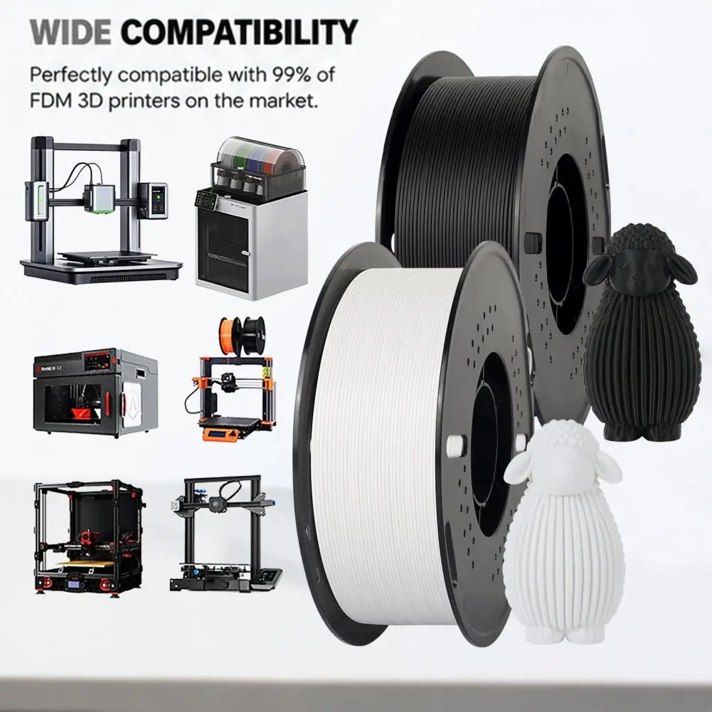 Mattes PETG 3D-Drucker-Filament, 1,75mm 1kg Spule, DIY-Modelle Handwerk 3D-Druck-Filament, FDM 3D-Drucker-Zubehör