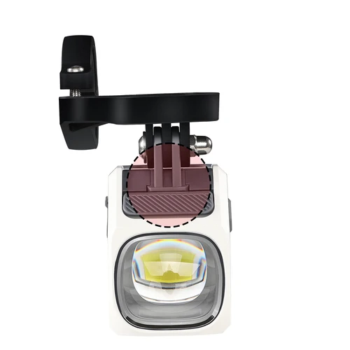 Soporte de luz para bicicleta EVO1700 con adaptador Gopro