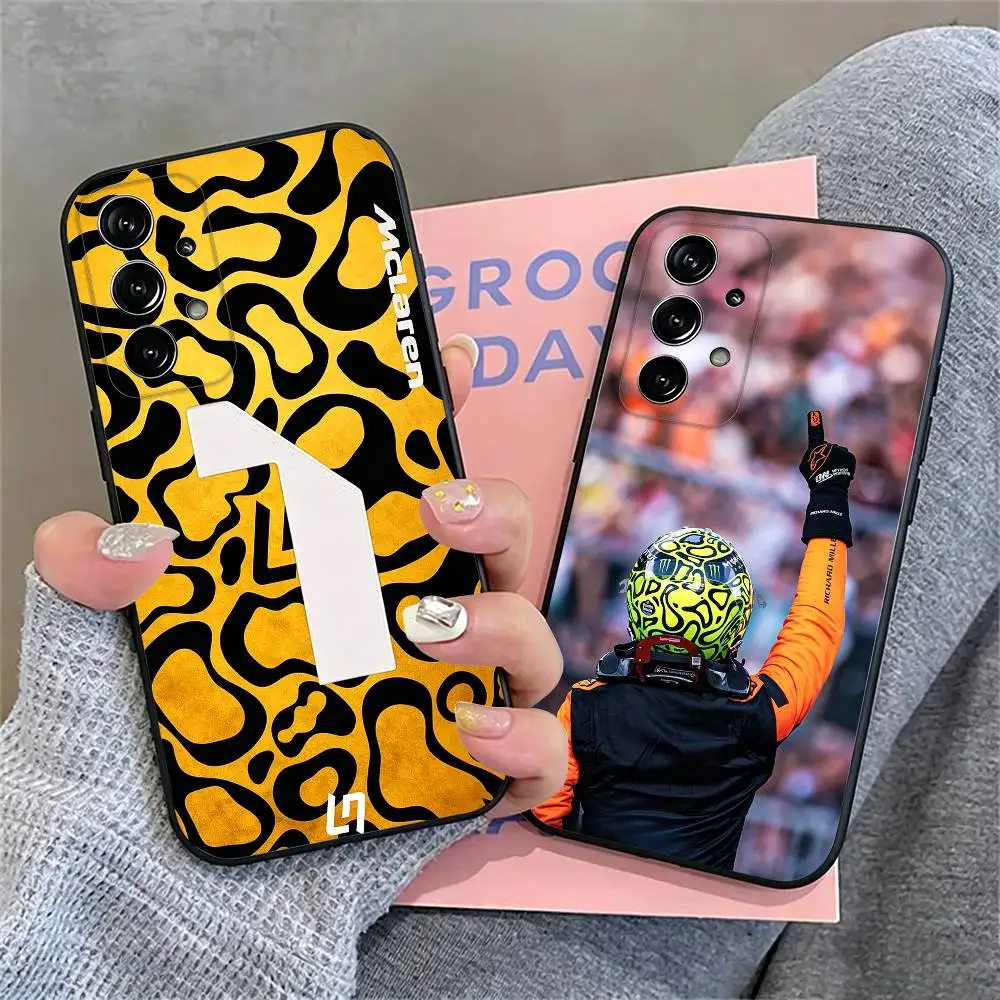 Racing Driver Lando N-Norris Phone Case For Samsung S26,S25,S24,S23,S22,S21,S30,Ultra,Plus,Fe,Lite,Note,10,Black Cover
