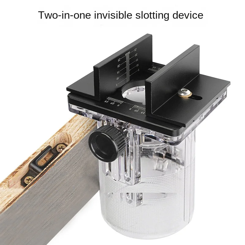 

2-in-1 connector slotted bracket woodworking trimming rack