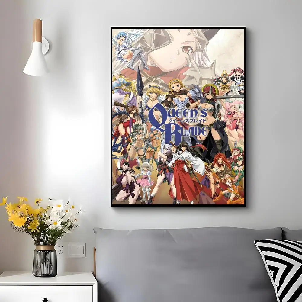 Fantasy anime Queen's Blade Poster Wall Ornament Home Decor Young Decor Fans