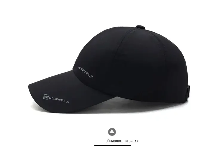 Solide Sport Baseball mütze, Sonnenschutz schnell trocknende Schnapp schnalle Softtop lässig Outdoor Papa Hut für Erwachsene – Detail 4