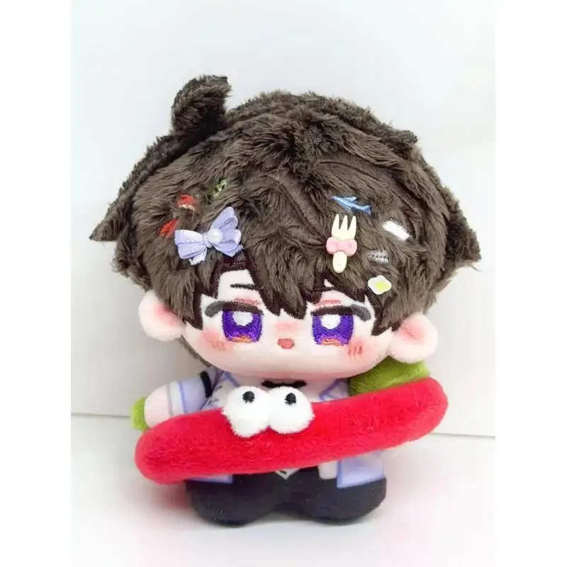 Game Love and Deepspace Caleb Birthday Attribute Printed Plush Doll Adorable Nunu Body Pendant Cosplay 10cm Keychain Toys Gift