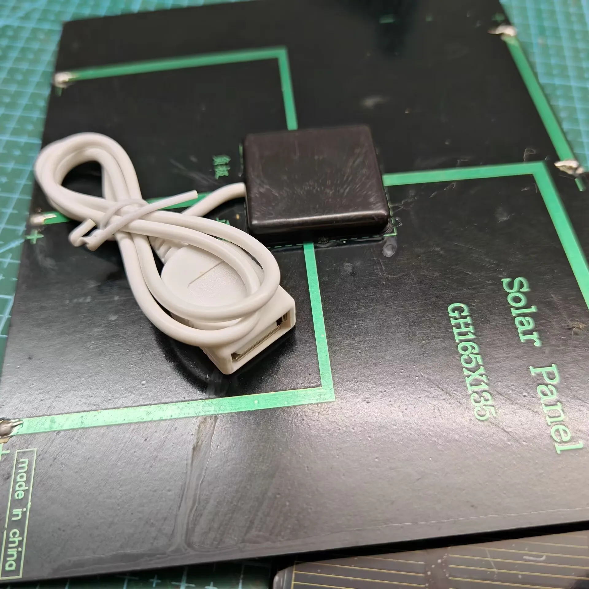 Solar panel 6V, 3,5 W mobile Strom versorgung, Solar Telefon Ladegerät USB