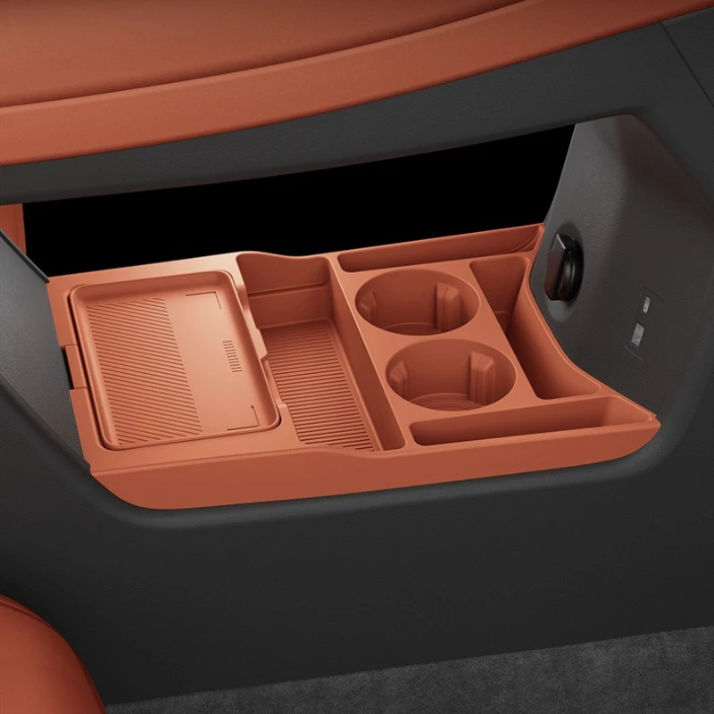 

For JETOUR Shanhai L7 Plus 2026 Central Control Lower Layer Anti Skid Storage Box Glasses Case Car Interior Modified Accessories