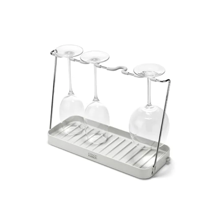 

DrySmart Folding Stemmed Drying Rack, Space-Saving Draining Board Organizer, Made from Recycled Plastic