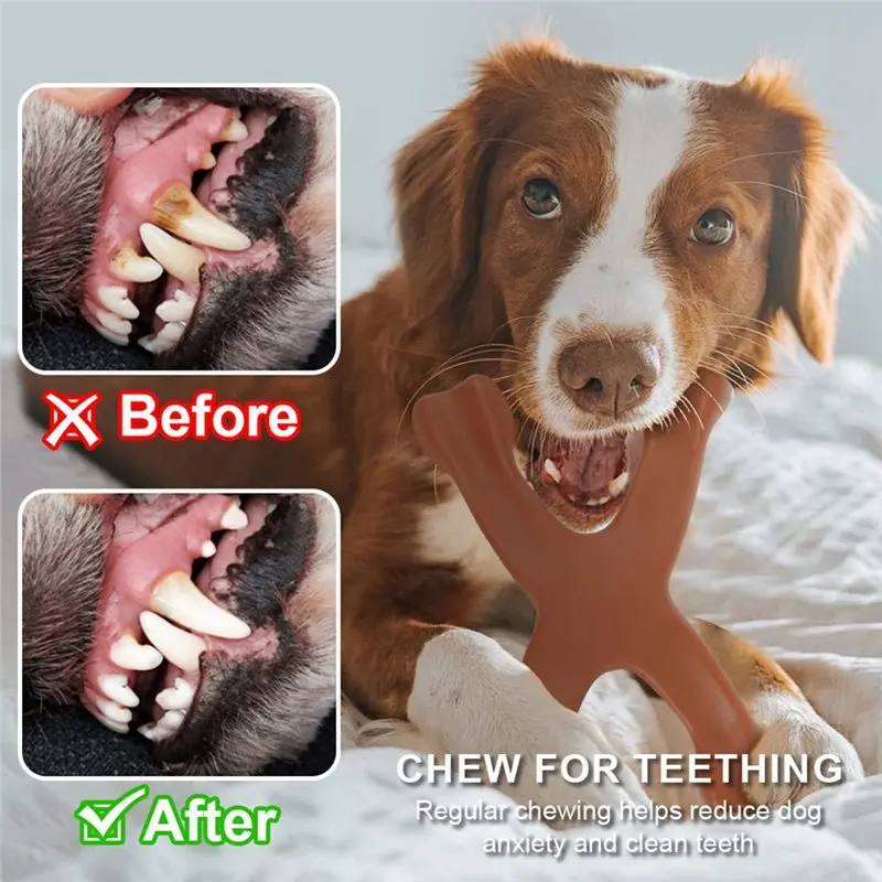 【ELECTRONIC-ACCESSORIES】Indestructible Dog Chew & Health, Beef Flavor For All Dog Sizes, Anxiety Relief