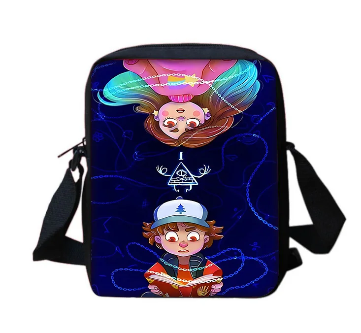 G-gravity F-falls Boy Girls Printed Shoulder Messenger Bag Child Casual Handbag Men Women Phone Bag Shopping Bag