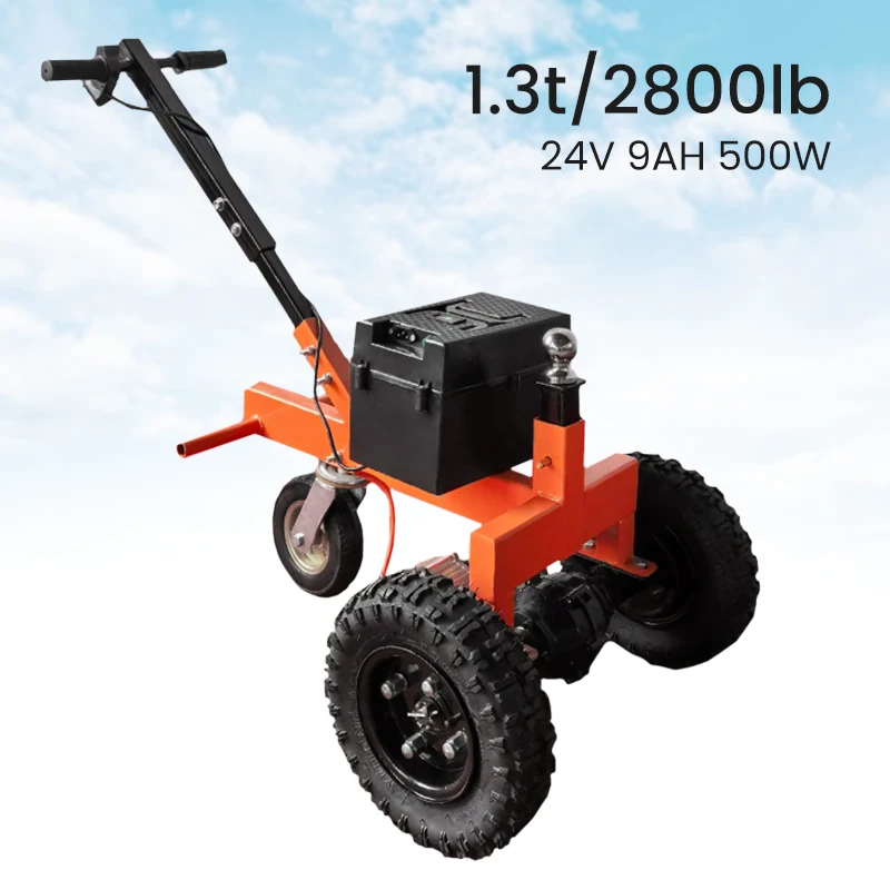 Electric Trailer Dolly 1.3T/2T Utility Dolly 24V 500W Trailer Easy Pulling Tow Dolly For Camper Vehicle Caravans Boat Trailer