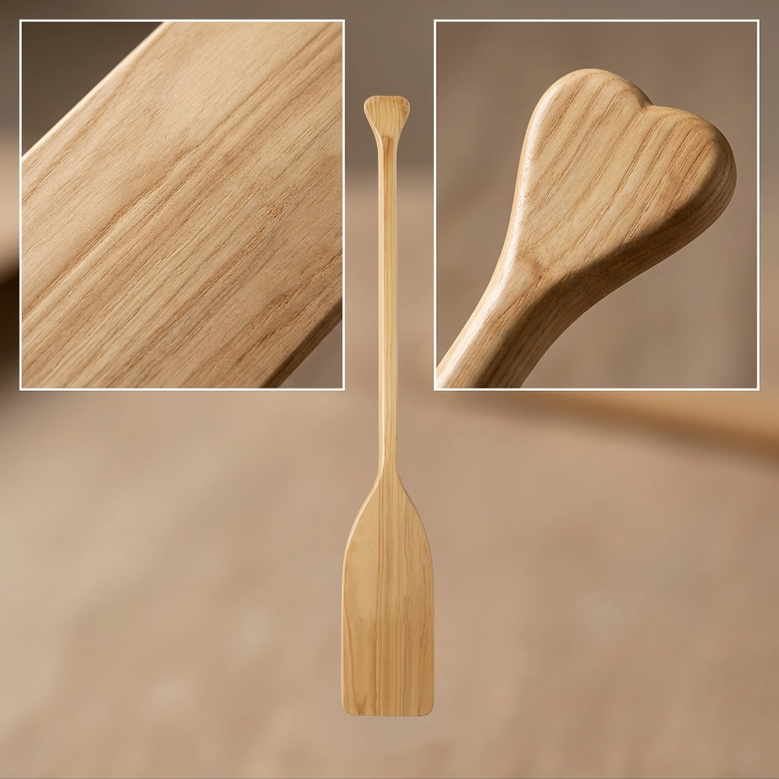 Wooden Paddle Smooth Wooden Oar Paddle Oar Sturdy Gear Portable for Children, Theater Props, Pretend Play