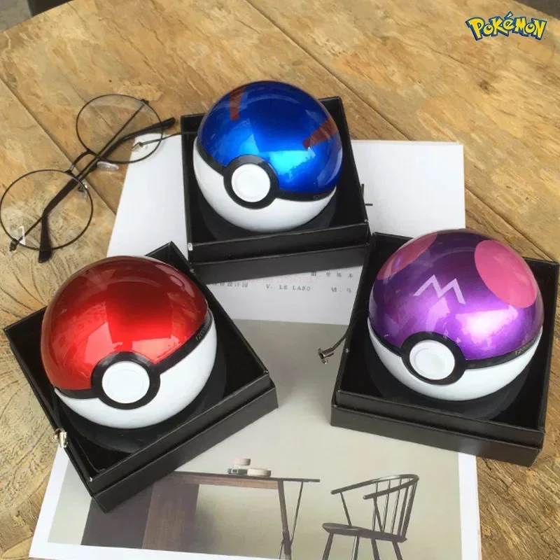 อะนิเมะ Pokemon ขนาดใหญ่ความจุ Pocket Ball Power Bank 10000 Mah การ์ตูนสร้างสรรค์เกมอุปกรณ์ต่อพ่วงแหล่งจ่ายไฟมือถือของขวัญ