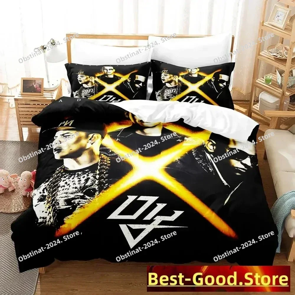 2025 Top Daddy Yankee Bedding Set Printed Bed Set With Pillowcase Bed Duvet Cover Soft Single Double Queen Super King Size