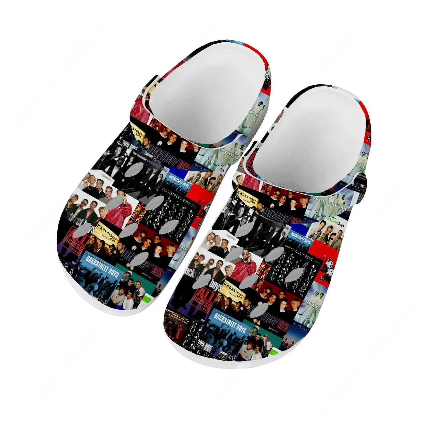 

Водные туфли Backstreet Boys для мужчин, женщин и подростков, удобные сабо для дома и сада, индивидуальные сандалии, пляжные дышащие тапочки с отверстиями