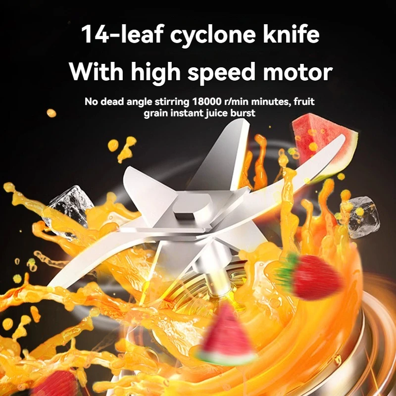 

Portable Fresh Juice Maker USB Rechargeable Mini Electric Blender for Fruit Vegetables Home Travel Outdoor Juicer Cup