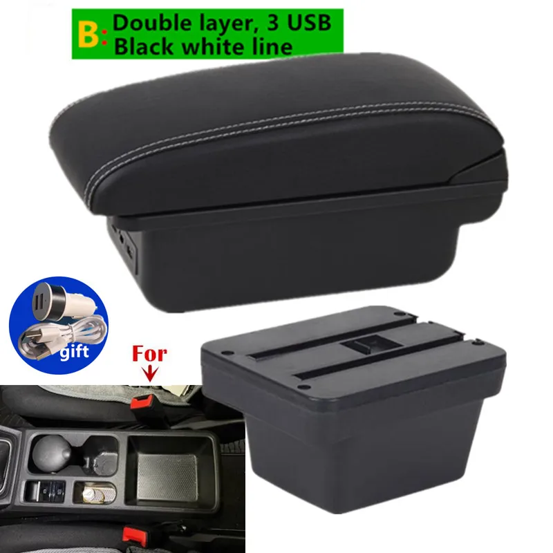 Armsteunbox voor Volkswagen Caddy 5, voor VW Caddy 5 2021 2022 2023 2024 2025, auto armsteun centrale opbergbox, auto accessoires