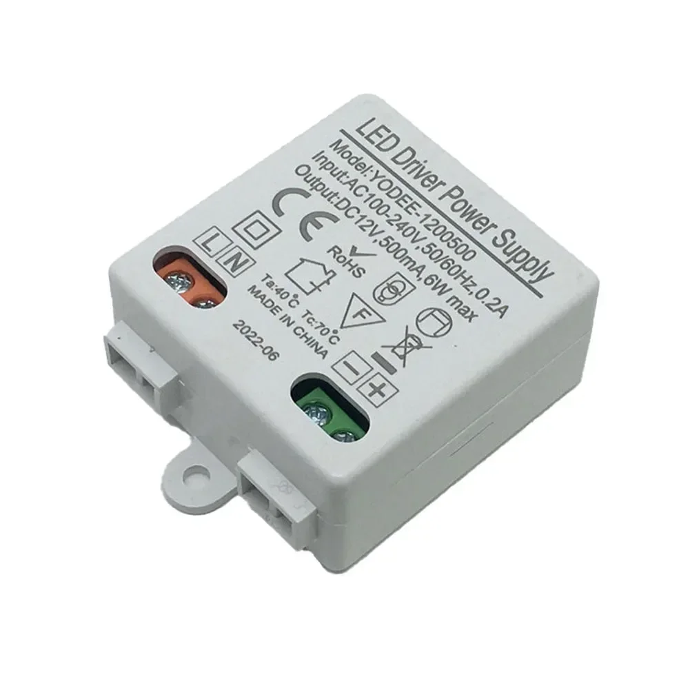 1pcs Constant Voltage LED Power Supply DC12V 6W Drive Power Supply AC To DC DC Output AC/DC Power Supply50-60Hz