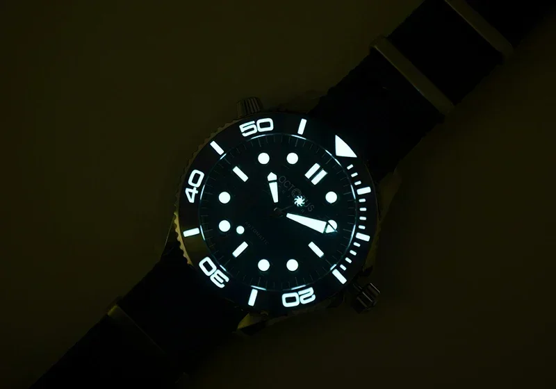 Octopus Sea Ghost PT5000 Automatic Dive Watch Sapphire BGW-9 Super Luminous 300M Waterproof Wristwatch 316L Stainless Steel