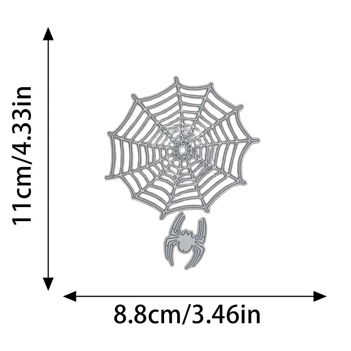 Spider Web Cutting Dies Embossing Handicrafts Mold Scrapbook Paper Craft Knife Mould Blade Punch Stencils Dies Halloween