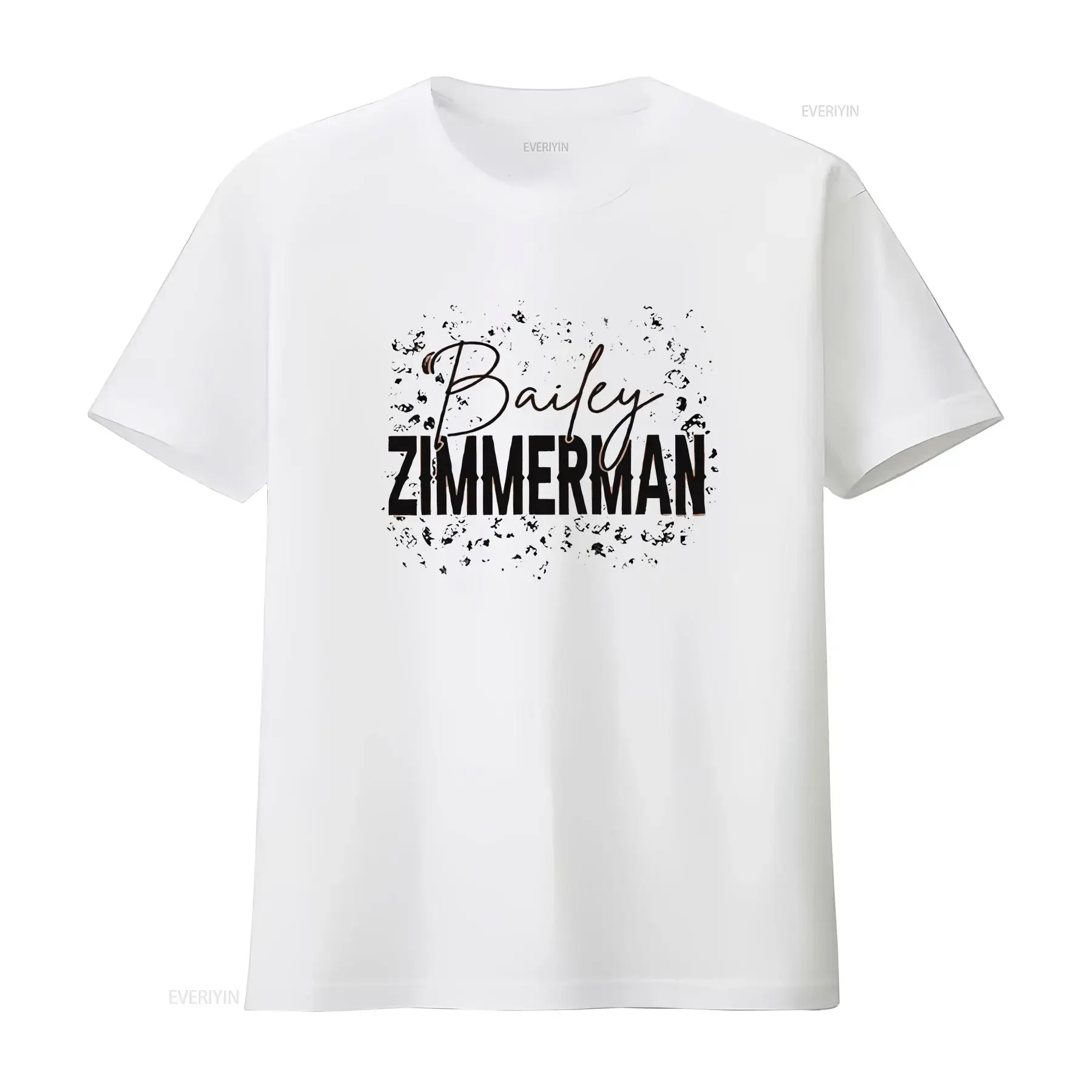 New Rare Bailey Zimmerman T Shirt 80s  Men All Size 1CM68 vintage Washed Slightly Unisex homme Breathable graphic