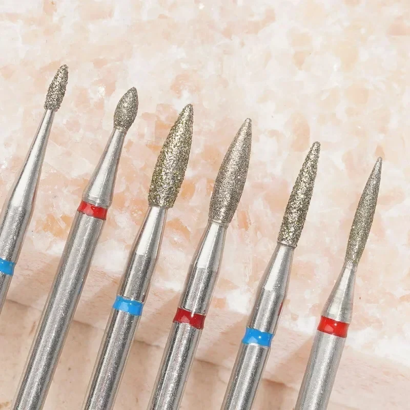 

Flame Cone Cuticle Clean Nail Drill Bit 3/32'', Professional Safety Carbide Diamond Nail Bit Nail Cleaner for Cuticle Dead Skin