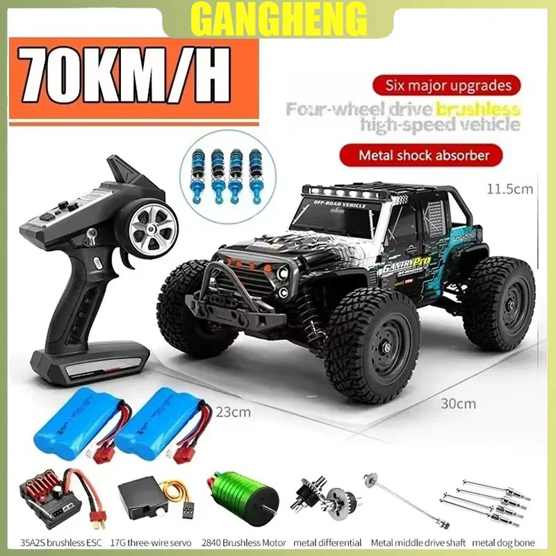 

16103PRO 1:16 4WD RC Car with LED 2.4G Remote Control Cars 70KM/H High Speed Drift Monster Truck for KidsHigh quality