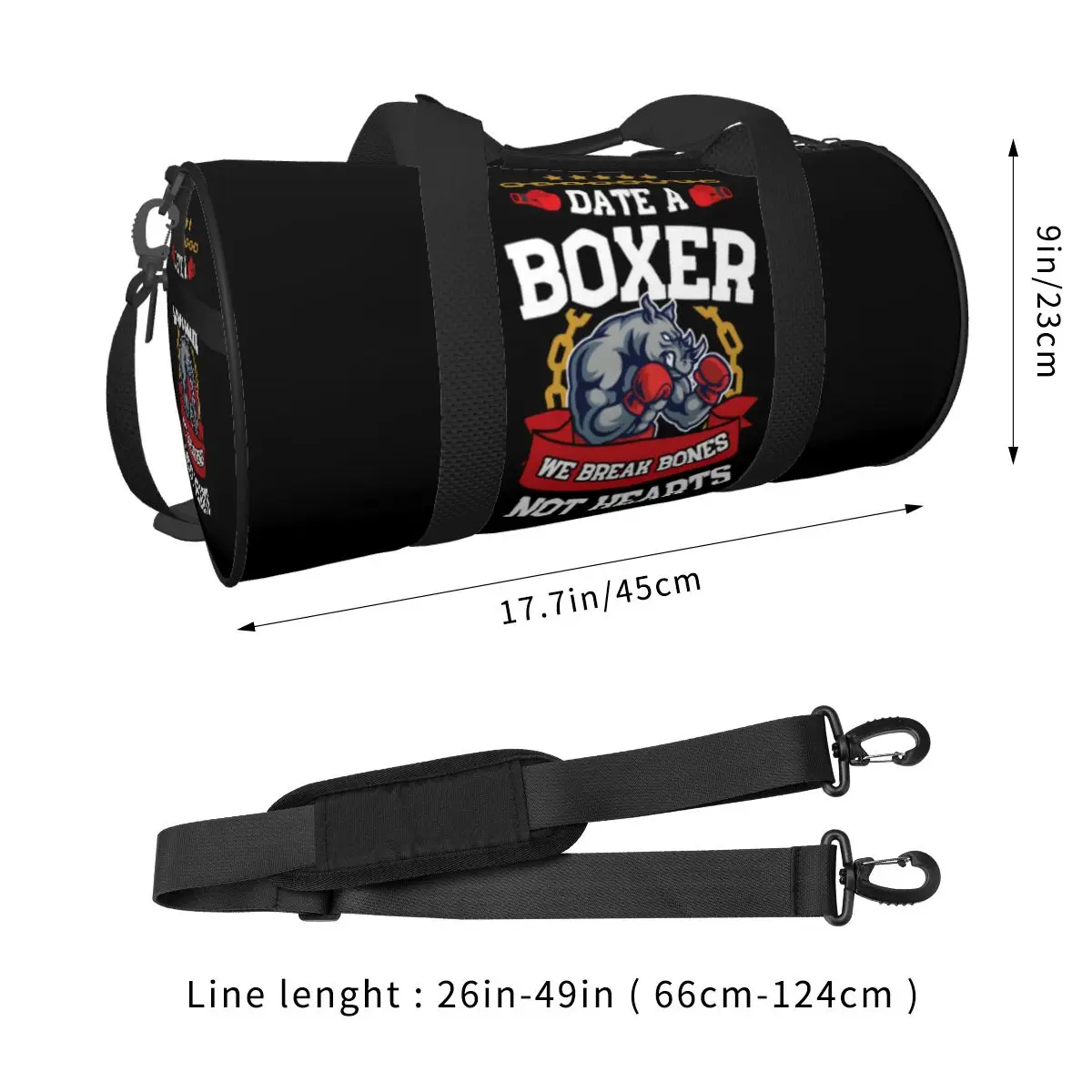 Gym Bag Design Animal Sports Bag Large Capacity Boxing Anime Men\'s Weekend Printed Handbag Funny Luggage Fitness Bag