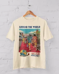 Daft Punk Band - Around The World Sand All Size Men's Shirt