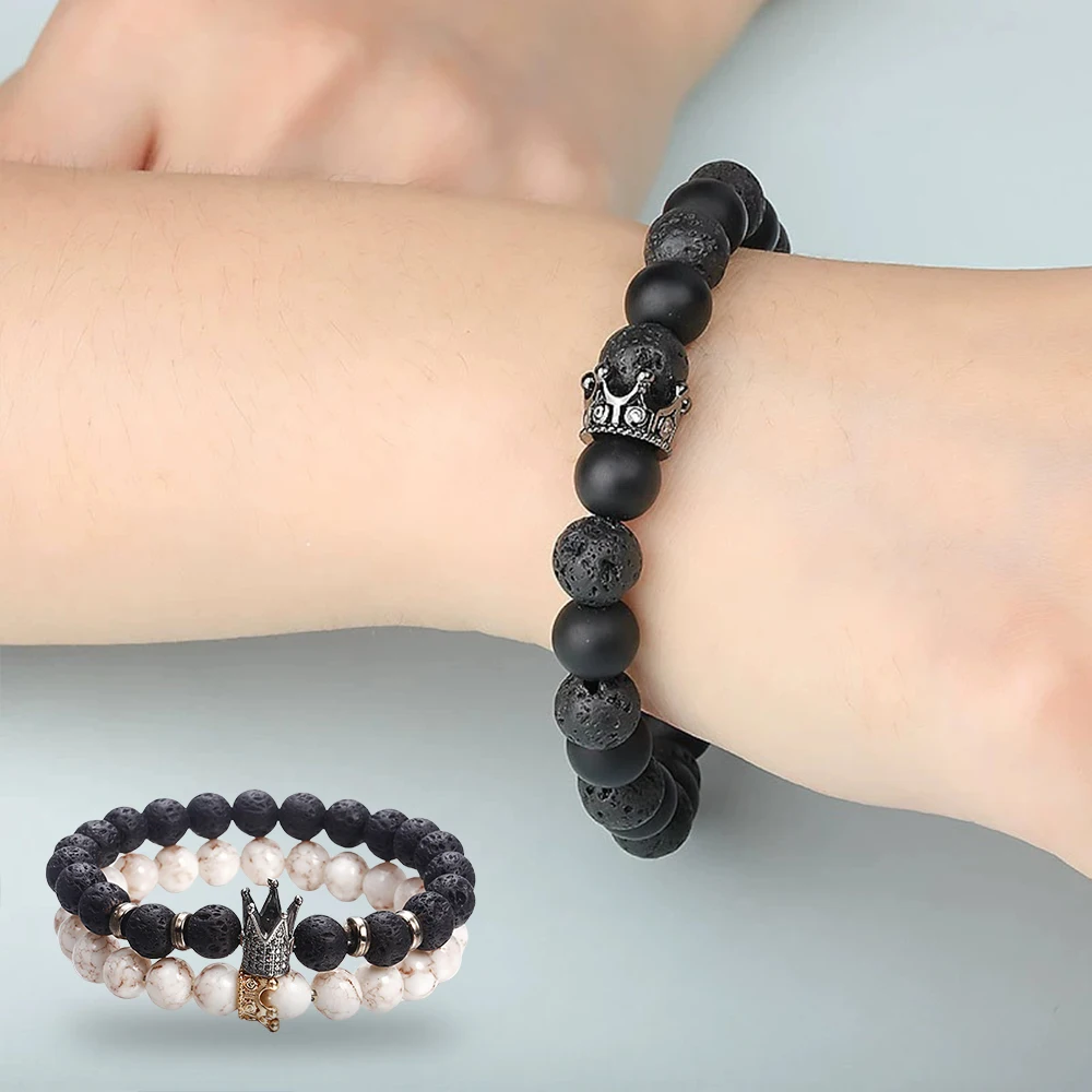 Fashion 8Mm Black W… - image