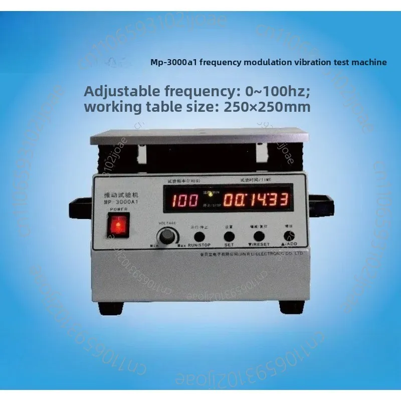 

Small Vibration Table False Welding Test Electromagnetic Vibration Table MP-3000A1 Frequency Adjustable: 0 To 100Hz