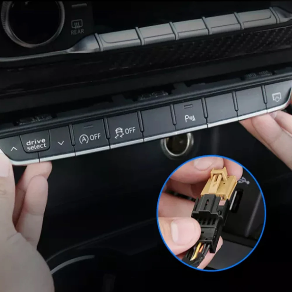 Disable Cable Automatic Start stop button For Audi A4 B9 A5 B9 A3 8V Q5 FY Q3 F3 Q2 Q7 car Engine System Eliminator view 4