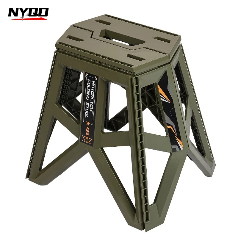 Foldable PP Plastic Motorcycle Repair Stool Universal Motocross Dirt Bike Maintenance Work Stand For Most Motorcycles