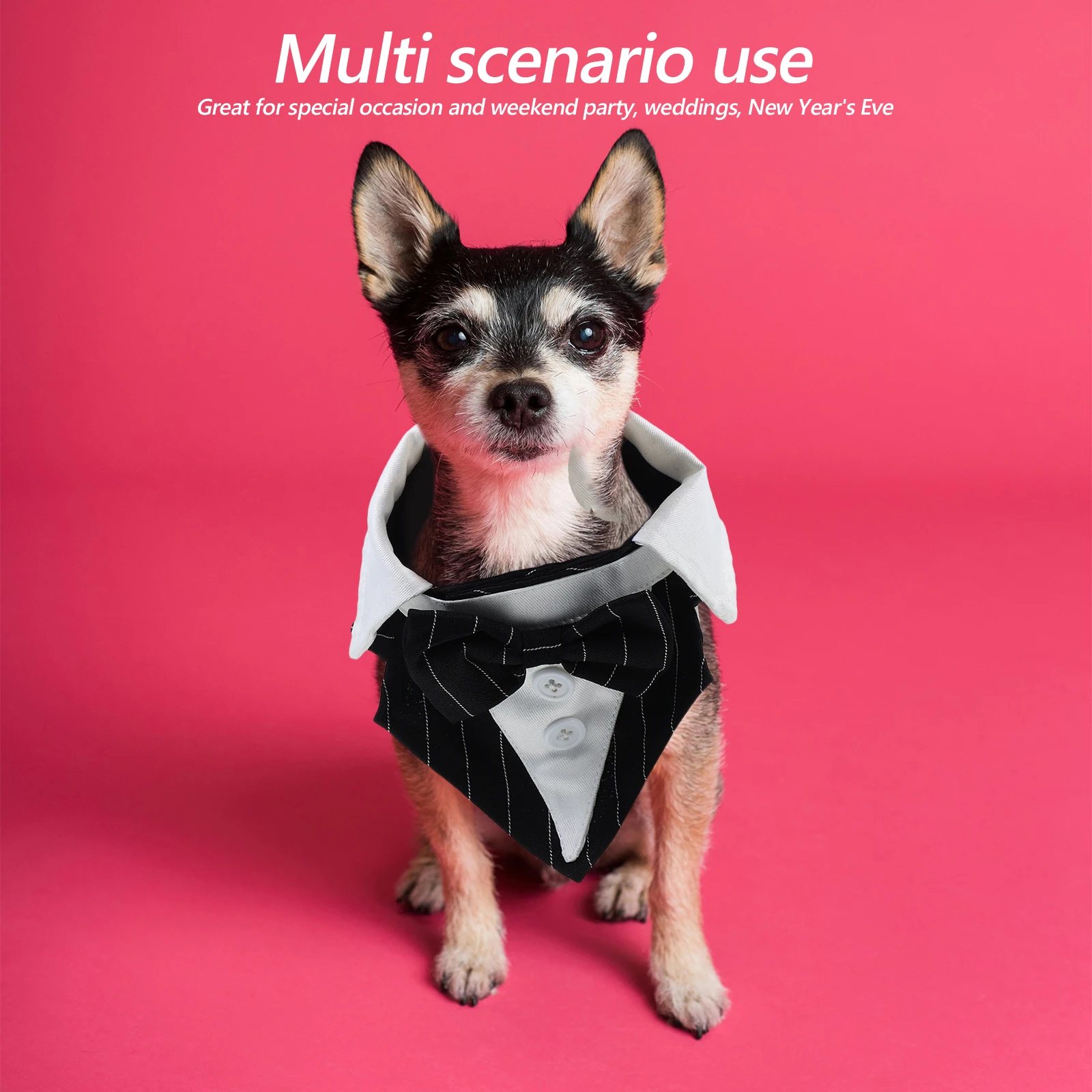 

Pet Comfortable Party Costume Stylish Puppy Suit Formal Tuxedo Puppy Formal Clothes Comfortable Clothes